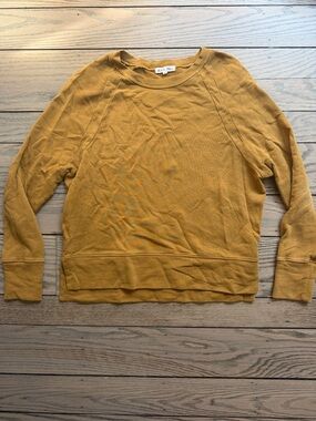 Alex Mill Mustard Yellow Crewneck Sweatshirt